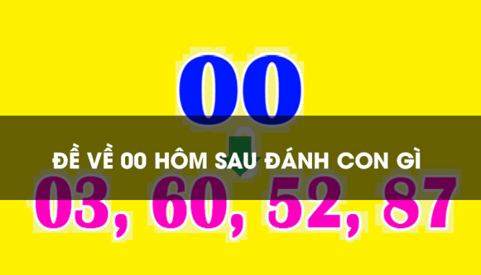 đề về 00 hôm sau đánh con gì